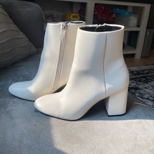 Shein White Boots
